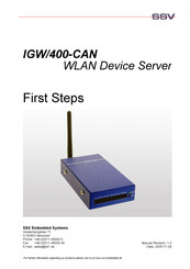 SSV IGW/400-CAN First Steps