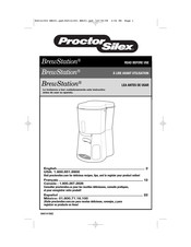 Proctor-Silex BrewStation 44301 Manual
