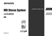Aiwa LCX-MT22 Operating Instructions Manual
