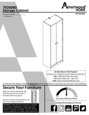 Ameriwood HOME 7926080 Instruction Booklet