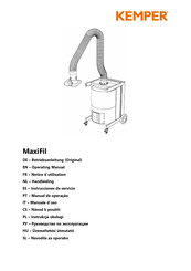 Kemper MaxiFil Operating Manual