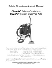 Cleanfix HBP1224 Safety, Operation & Maintenance Manual