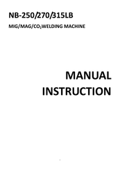 Westweld NB-315LB Instruction Manual