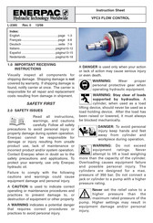 Enerpac VFC3 Instruction Sheet