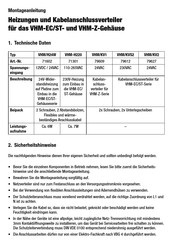 Eneo VHM/KV2 Mounting Instructions