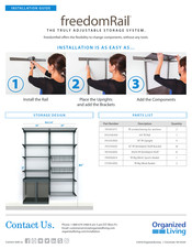 Organized Living freedomRail Installation Manual