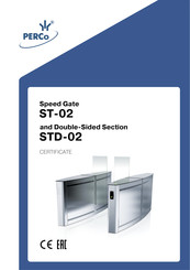 PERCo STD-02 Assembly And Operation Manual