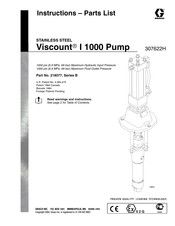 Graco Viscount I 1000 Instructions-Parts List Manual