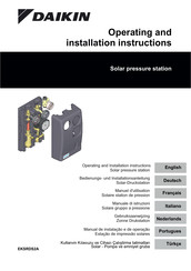 Daikin EKSRDS2A Operating And Installation Instructions