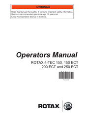 BRP Rotax 4-TEC 150 Operator's Manual
