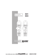 AEMC instruments 501 User Manual