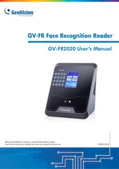 GeoVision GV-FR2020 User Manual