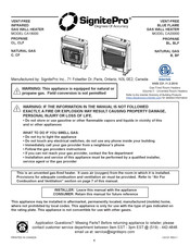 SignitePro CA20000BF Manual