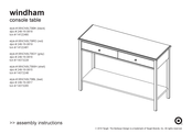 Target WNCNSLTBBK Assembly Instructions Manual