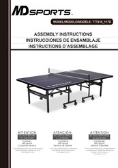 MDsports TTT215_117D Assembly Instructions Manual