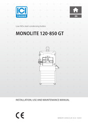 ICI Caldaie MONOLITE 140 GT Installation, Use And Maintenance Manual