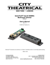City Theatrical QolorFLEX 5917 User Manual