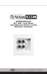 Atlas LED WTSD-MIX41K Owner's Manual
