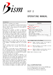 Bism OCT 2 Operating Manual