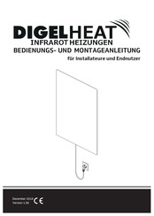 DIGEL HEAT SH Series Operating And Assembly Instructions Manual