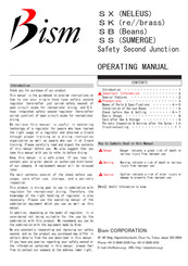Bism SB Series Operating Manual