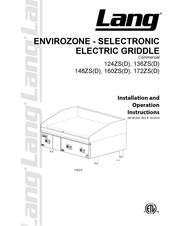 Lang EnviroZone 136ZS Installation And Operation Instructions Manual