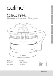 Coline NT-0311-UK Instruction Manual