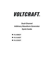 VOLTCRAFT FG-32502T Quick Manual