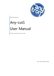 Anytron Any-cut1 User Manual