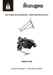 Manupro MPRCLTT400 Instruction Booklet