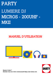 Party Light & Sound PARTY-200UHF-MKII User Manual