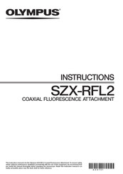 Olympus SZX-RFL2 Instructions Manual