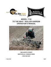 Landoll 7130 TO THE MAX Operator's Manual
