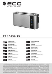 ECG ST 10630 SS Instruction Manual