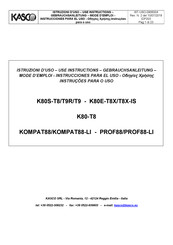 Kasco 0313212-L8 Use Instructions