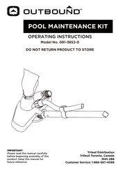 Outbound 081-3852-0 Operating Instructions Manual
