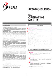 Bism Neleus JX3010D Operating Manual