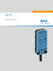 SICK CQF16 Operating Instructions Manual
