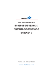 Holtek BS83B08-3 Manual