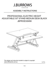 J.Burrows JBPROESSMW Assembly Instructions Manual