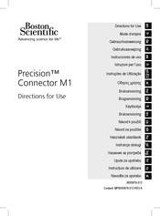 Boston Scientific Precision Connector M1 Directions For Use Manual