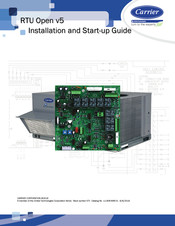 Carrier RTU Open v5 Installation And Startup Manual