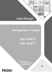 Haier HRF-636IGR6 User Manual