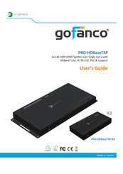 gofanco PRO-HDBaseT4P-RX User Manual
