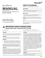 Thermador CHXTHMIB Installation Manual