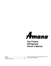Amana TS22TE Owner's Manual