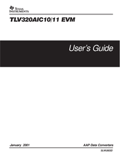 Texas Instruments TLV320AIC10 EVM User Manual