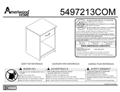 Ameriwood HOME 5497213COM Manual