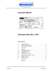 Schaudt EBL 226 C +OVP Instruction Manual