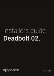 Igloohome Smart Deadbolt 02 Installer's Manual
